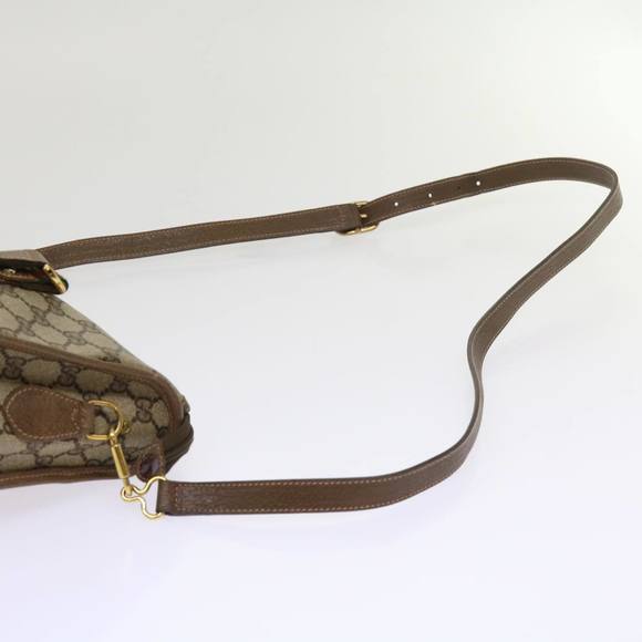 GUCCI GG Supreme Web Sherry Line Hand Bag 2way Beige Red 41 02 039 Auth 64239 - Picture 15 of 16